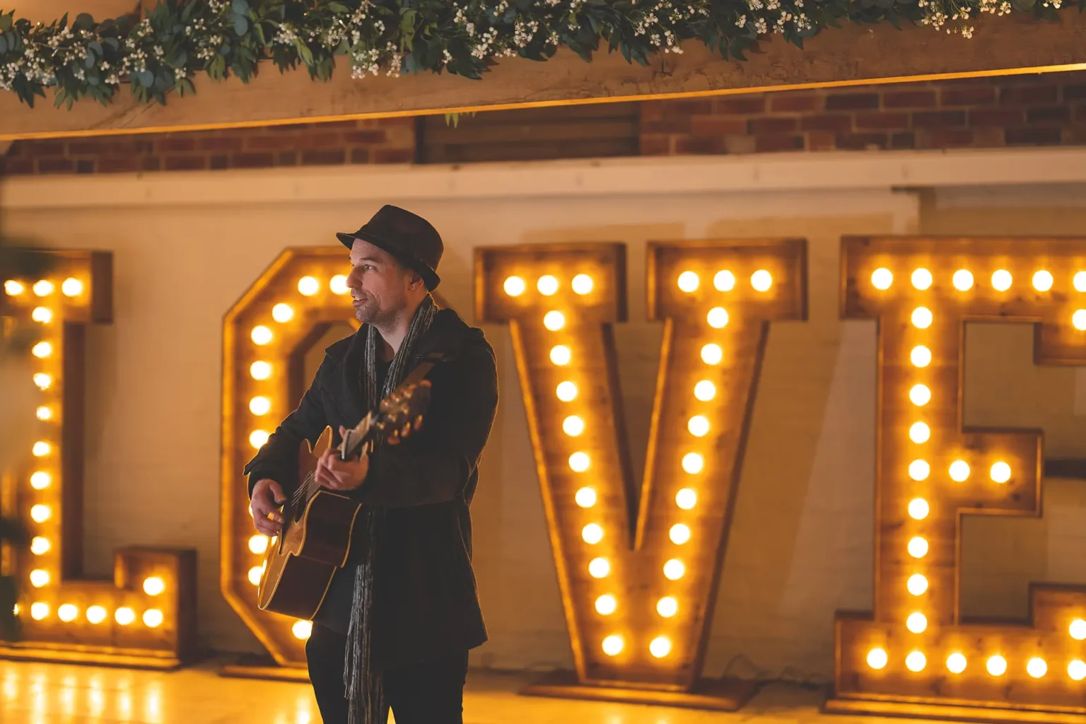 Curradine Barns wedding entertaintment evening reception musician