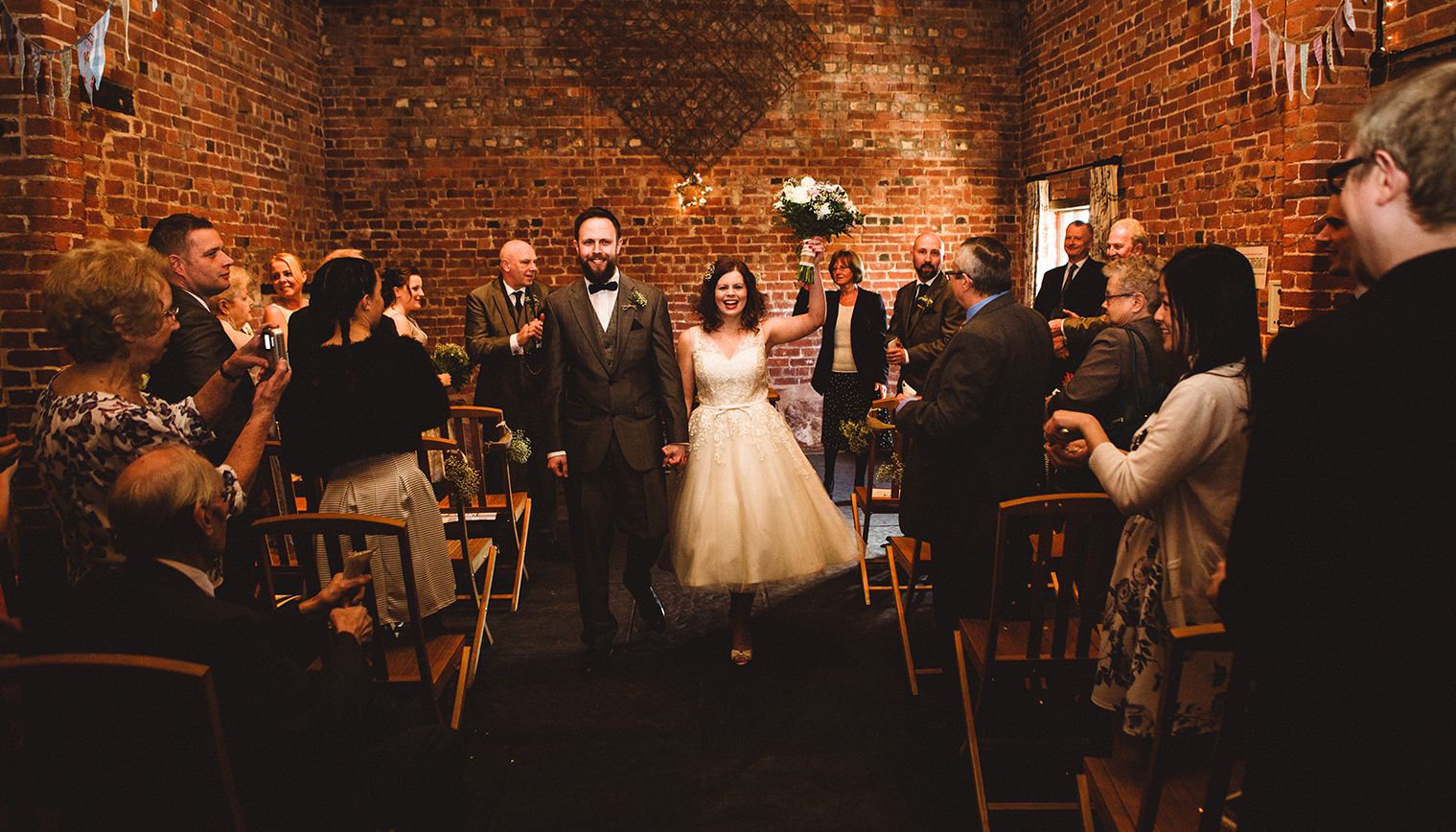 Ami and Adam’s cute and quirky wedding - Curradine Barns