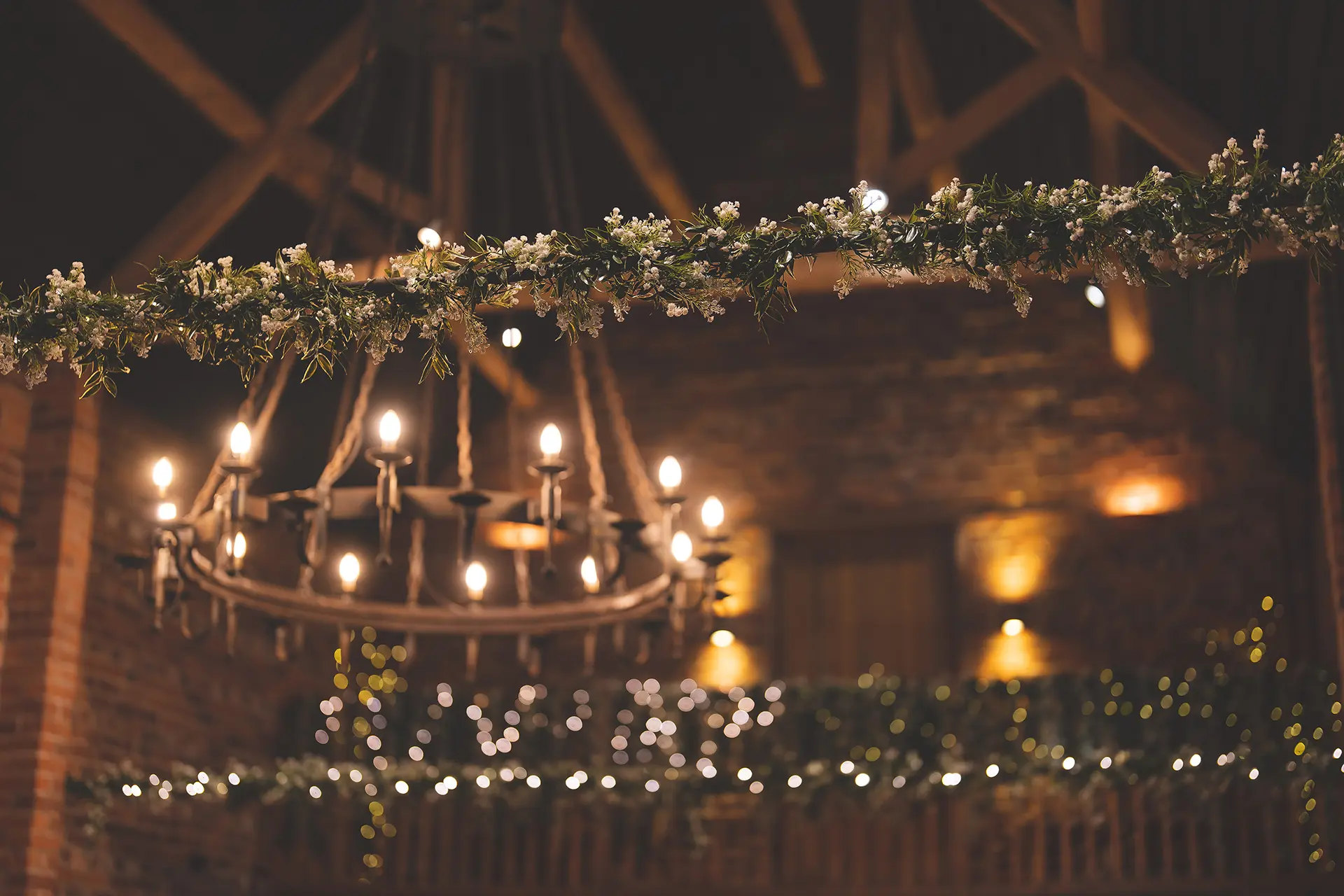 Curradine Barns ceiling decorations