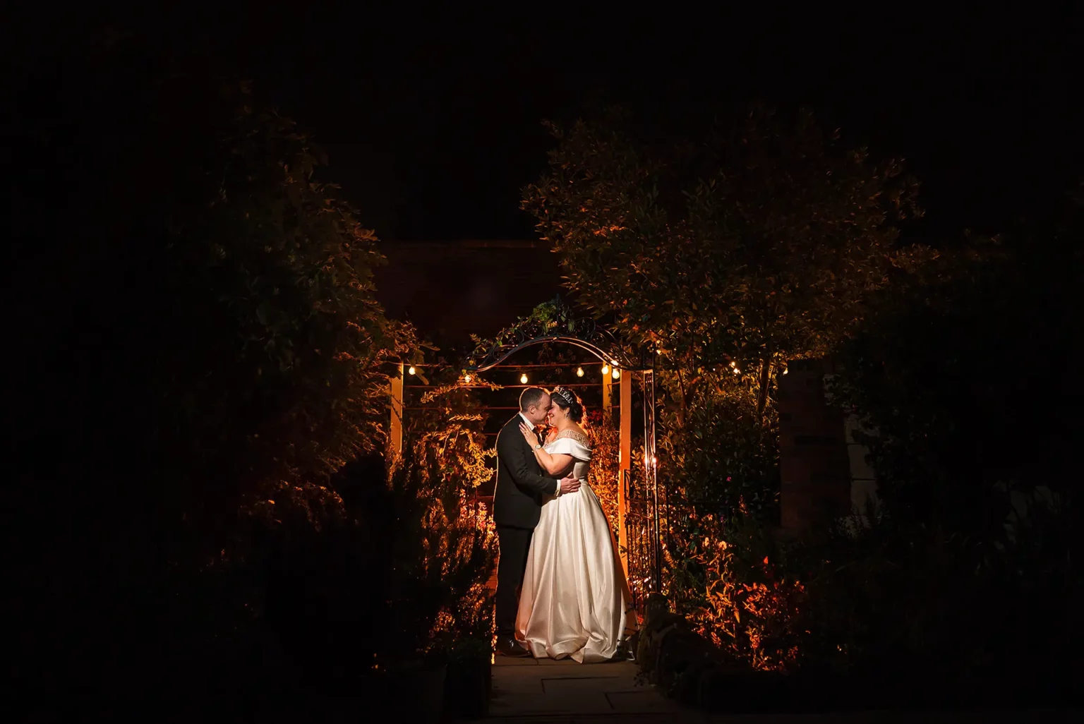 Curradine Barns portrait at night