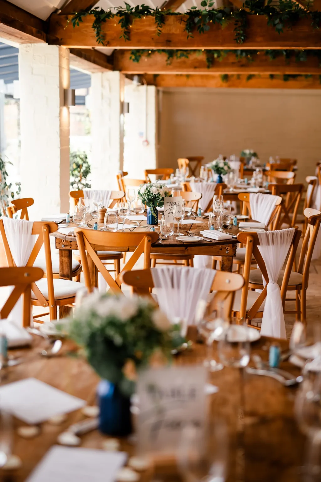 Curradine Barns Barley Barn wedding breakfast