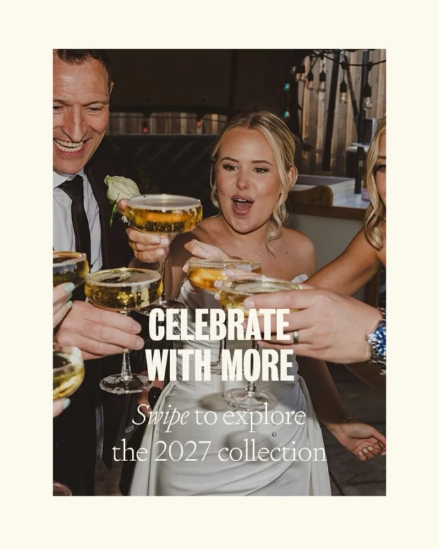 The moments that make a wedding unforgettable are often found in the little details.
Something unexpected, something beautifully served, or an extra touch that makes the day feel even more special.
That’s why, for 2027, we’ve created our Celebrate With More collection: a curated selection of some of our favourite food, drink and experience upgrades, available at exclusive 2027 prices.
From getting-ready fizz and thoughtful menu additions to showstopping cocktail towers, beautifully paired wines and Champagne toasts, each one has been chosen to add a little more theatre, occasion and celebration to your day.
Whether you’re already planning your 2027 wedding with us or are yet to book, there are even more ways to make your celebration feel completely your own.
Swipe to explore our full Celebrate with More Collection 👉
Photo by: @david_grange_weddings
The morning of your wedding deserves to feel every bit as special as the celebration that follows.
Raise a glass while you get ready with your favourite people, with Prosecco available from £28 per bottle, or make the moment even more indulgent with Champagne from £38.
Part of our Celebrate With More collection, available exclusively for 2027 weddings.
Already booked with us for 2027? You can add this to your celebration too.
Speak to your events team to find out more.
Photo by: @thebridetribephoto
Consider this your sign to have the cocktail tower.
Elegant, celebratory and effortlessly photogenic, our 30-glass Cocktail Tower is available for £225 for 2027 weddings.
A showstopping focal point, a moment for your guests to gather around and, naturally, one very good photo opportunity.
Part of our Celebrate With More collection of extra-special touches at exclusive 2027 prices.
Ask our team how you can add it to your day.
Videos by @blushweddingvideos
Sometimes it’s the unexpected little moments that guests remember most.
Add something extra to your wedding breakfast with refreshing palate cleansers, playful pre-desserts or beautifully presented surprise serves, available from £5 per person.
A little more theatre. A little more intrigue. And another memorable moment woven into your day.
Pa