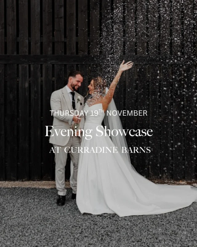 Curradine Barns Evening Showcase ✨
Thursday 19th November, 4pm - 8pm
Feel the magic of a Curradine Barns wedding for yourself as you step into an immersive showcase experience.
Here's what to expect:
- ��A warm welcome, seasonal drink, and a bite to eat.
��- The chance to explore freely with no set route or schedule
��- Fresh styling ideas, from ceremony scenes to tablescapes.
- ��Friendly advice from our Event Planners, Chef, and Bar Manager with zero hard-sell.
- ��Live music and a warm atmosphere to enjoy as you picture your day unfolding.
��- The opportunity to reserve your favourite date there and then.
��- Spaces are limited, so secure yours now before the showcase fills up!
Click the link in our bio to book now.
Imagery from @philipjamesphotography
#curradinebarns #curradinebarnsweddings #weddinginspo #ukweddings #barnwedding